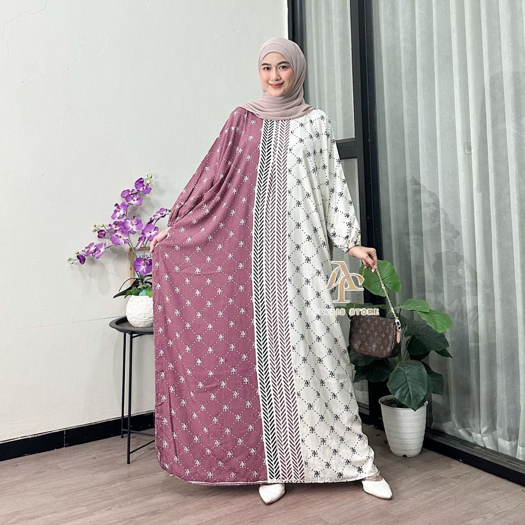 kaftan batik kaftan rayon adem ld 180