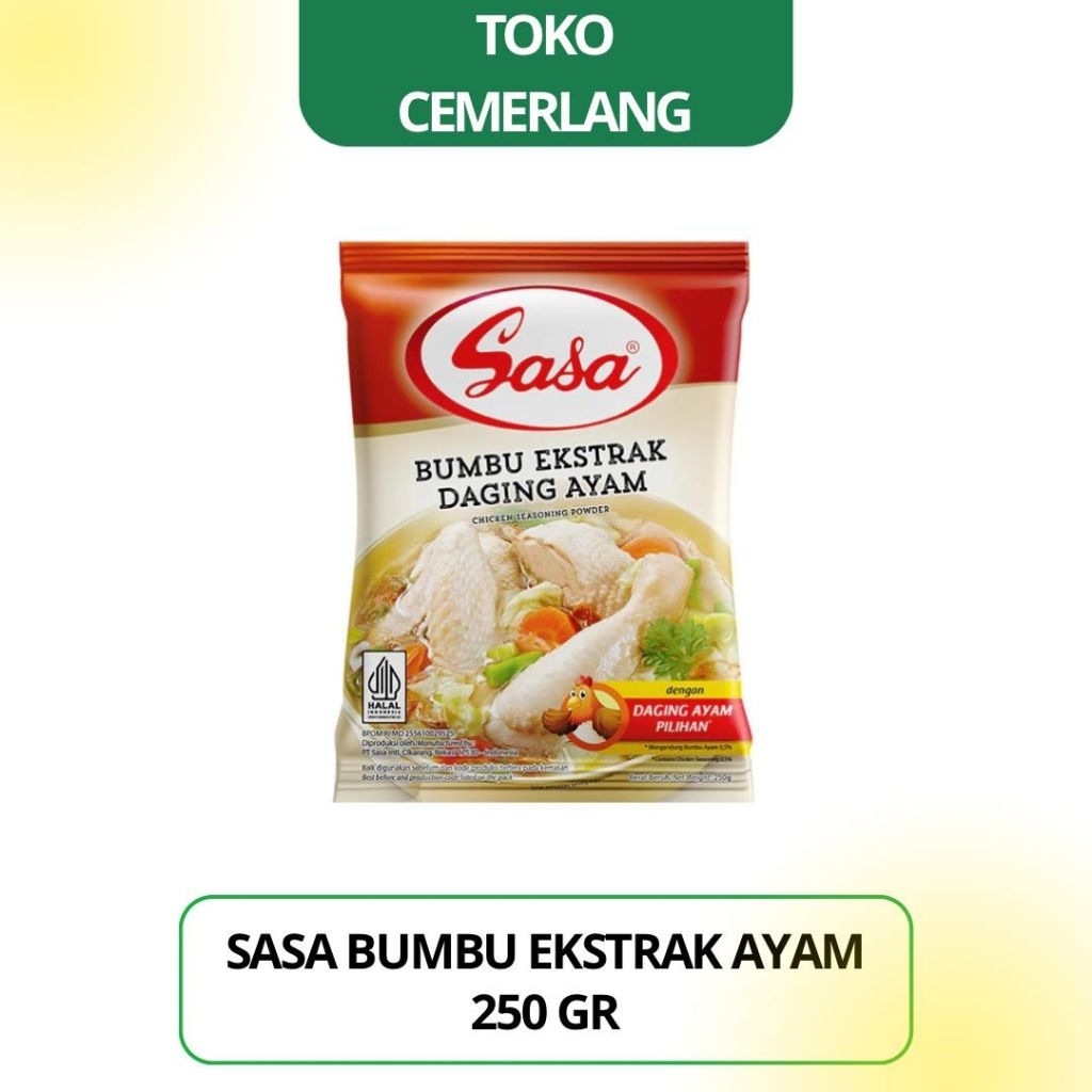 

Bumbu Ekstrak Ayam Sasa 250 gr