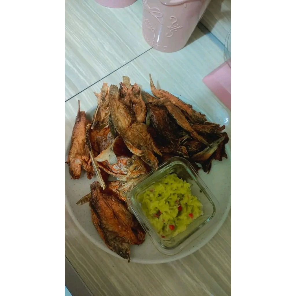 

Ikan kering kertas teriqu