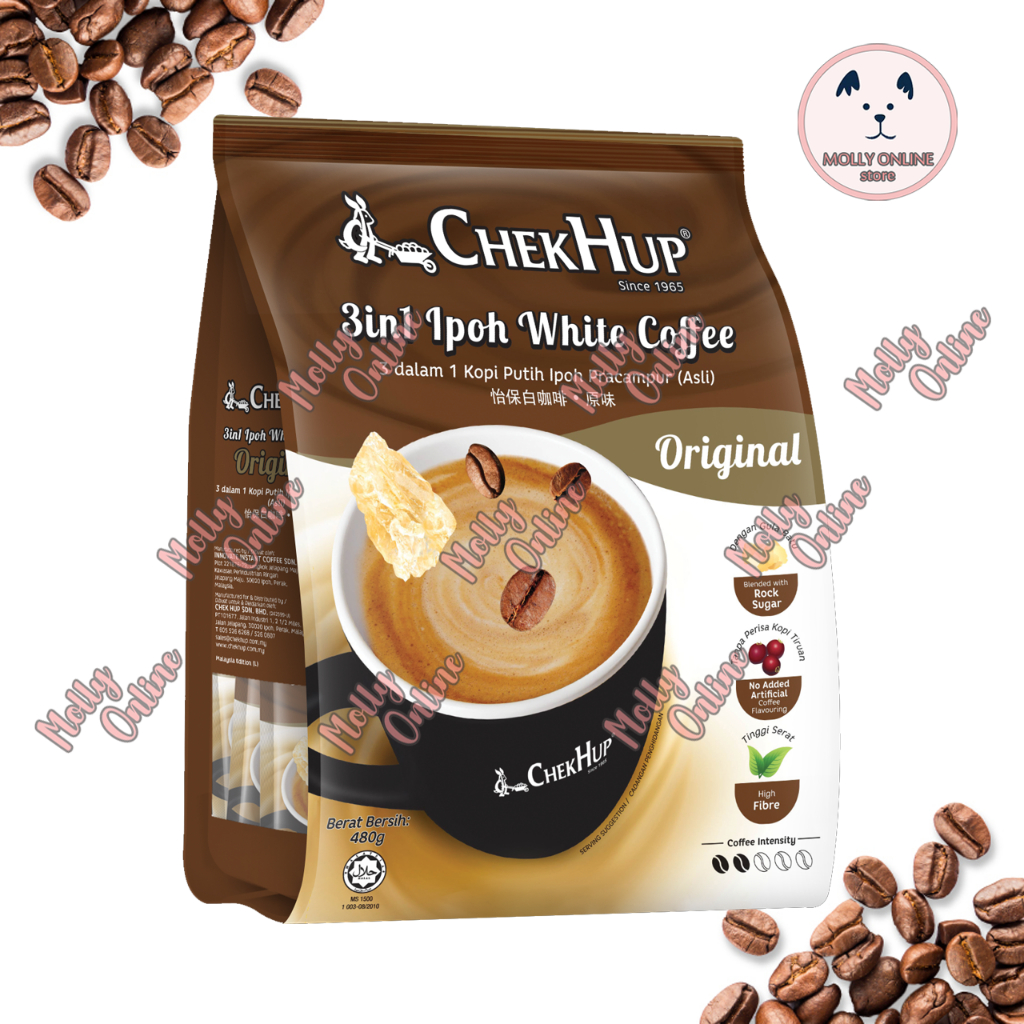 

Chek Hup Ipoh White Coffee 3in1 Original Instant Coffee Kopi Instan