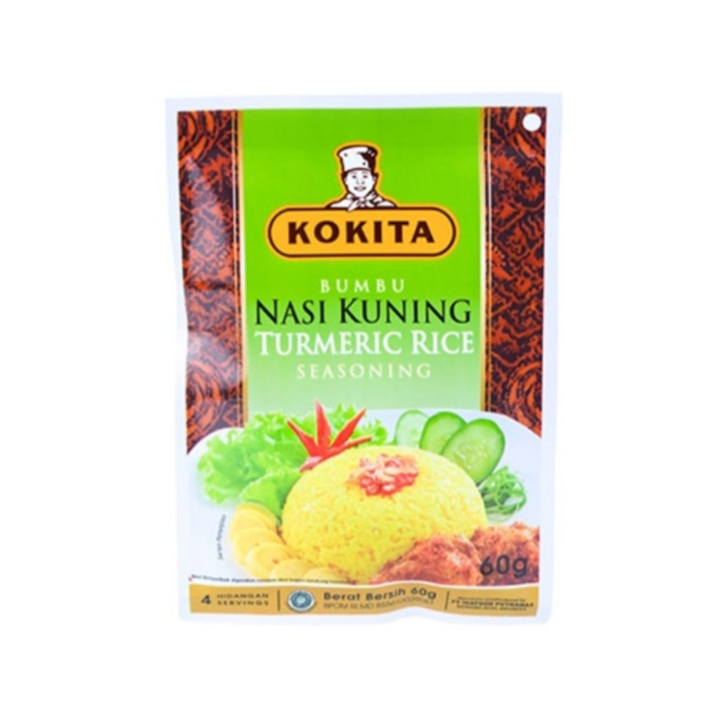 

kokita bumbu instan nasi kuning 60 gram