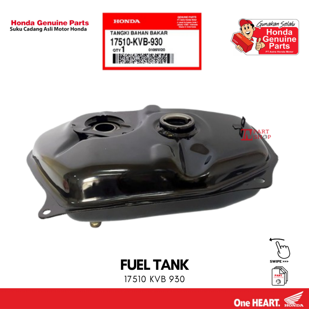 Tangki Bensin (Fuel Tank) - Vario 110 CW Karburator/ 17510-KVB-930