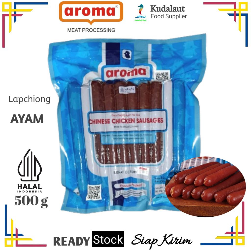 

Aroma Chinese Chicken Sausage; Lapchiong Ayam; Chicken Lapchiong; 500 g