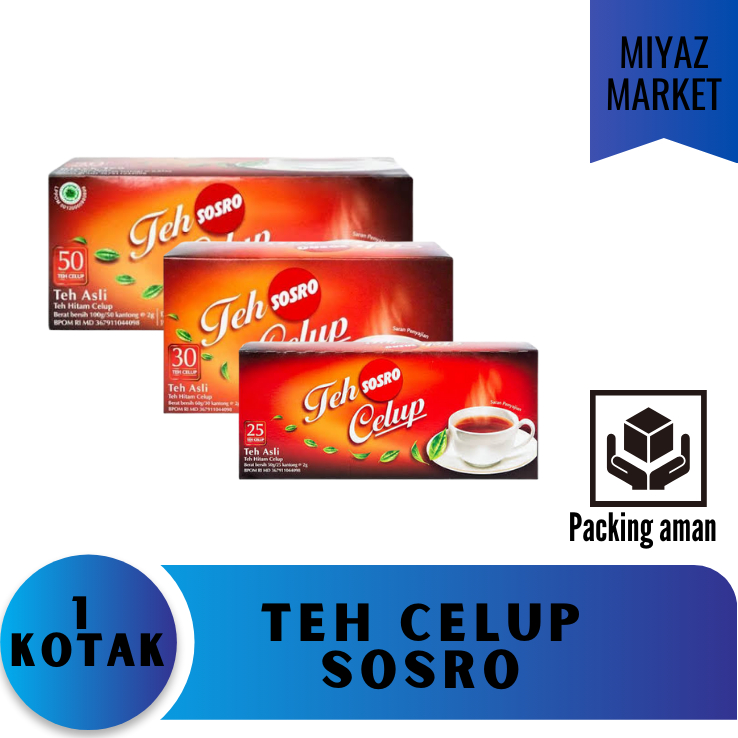 

❤MIYAZMARKET❤ Teh Celup Sosro isi 25 / Sosro Teh Celup