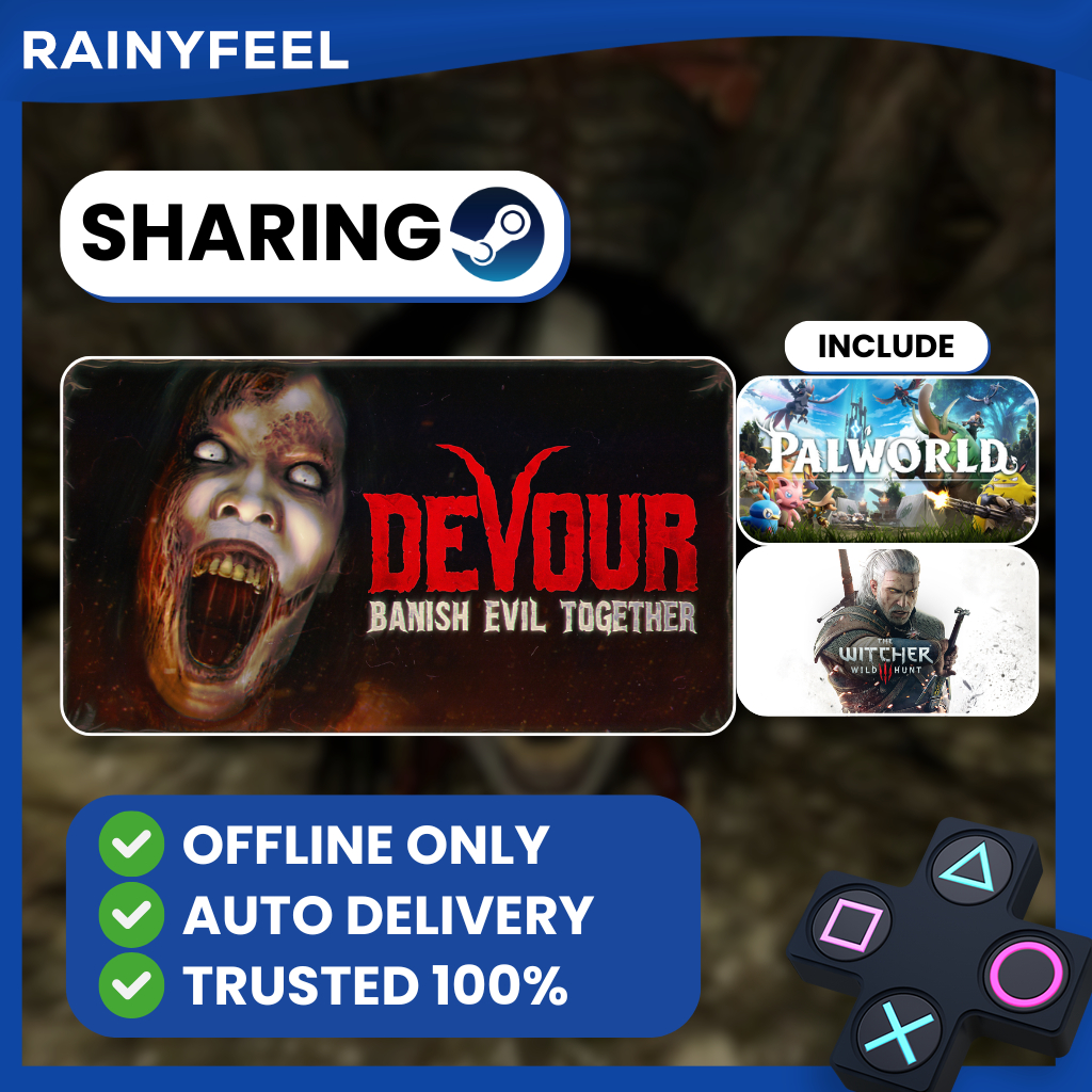 [BONUS STEAM KEY] DEVOUR (Sharing With CyberpunG 2077, MiSide, Palworld, The Witcher 3: Wild Hunt) /