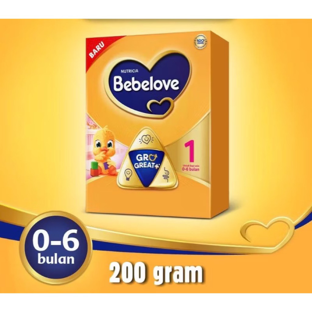 

Susu Bebelove 1 (Usia 0-6 Bulan) 200 g/400gram