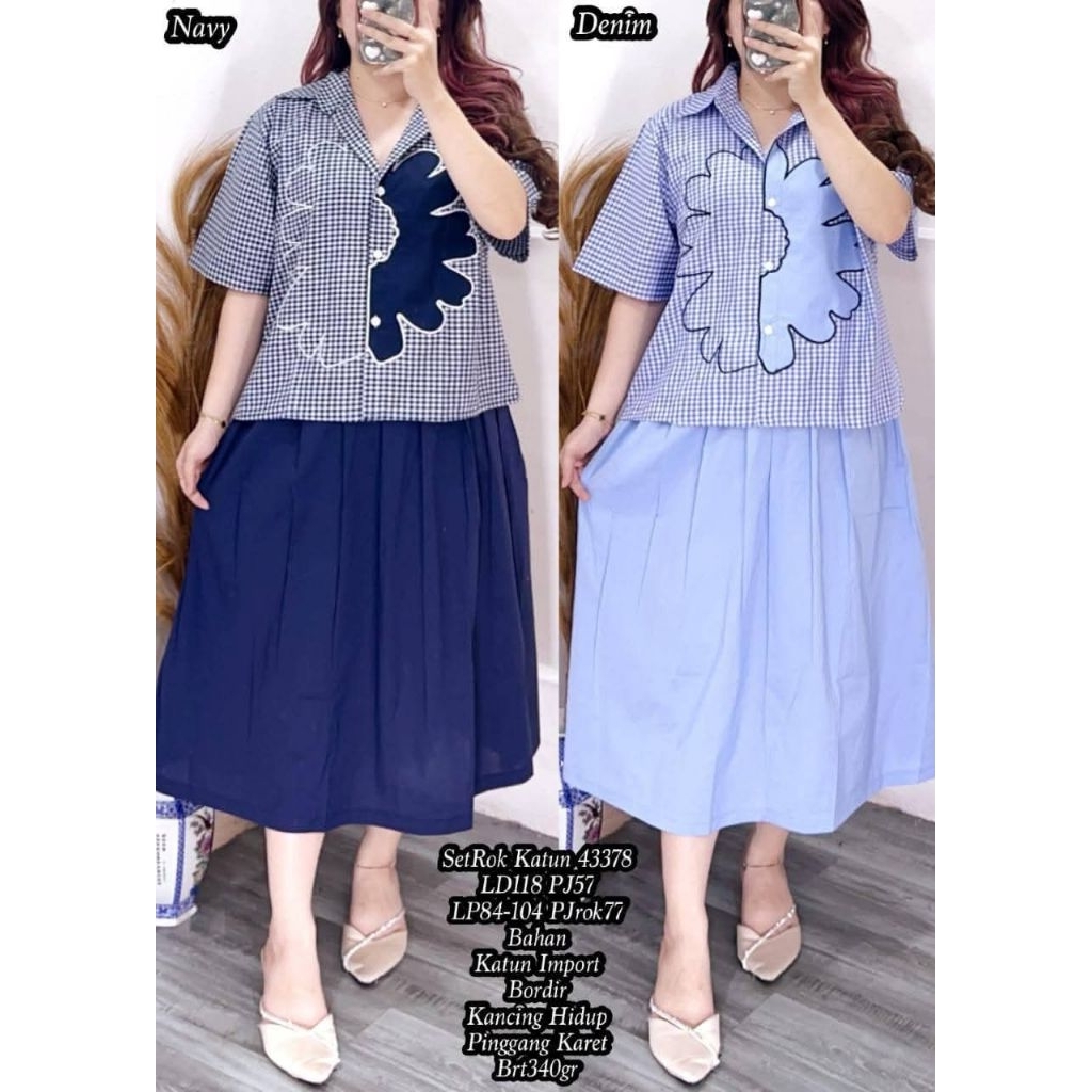 SET ROK KATUN LINEN JUMBO