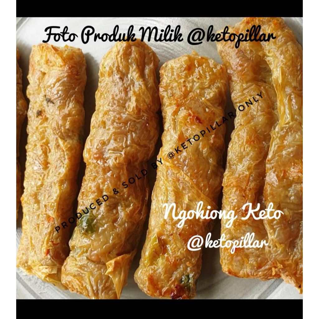 

Keto Ngohiong Ayam Halal Tanpa Tepung