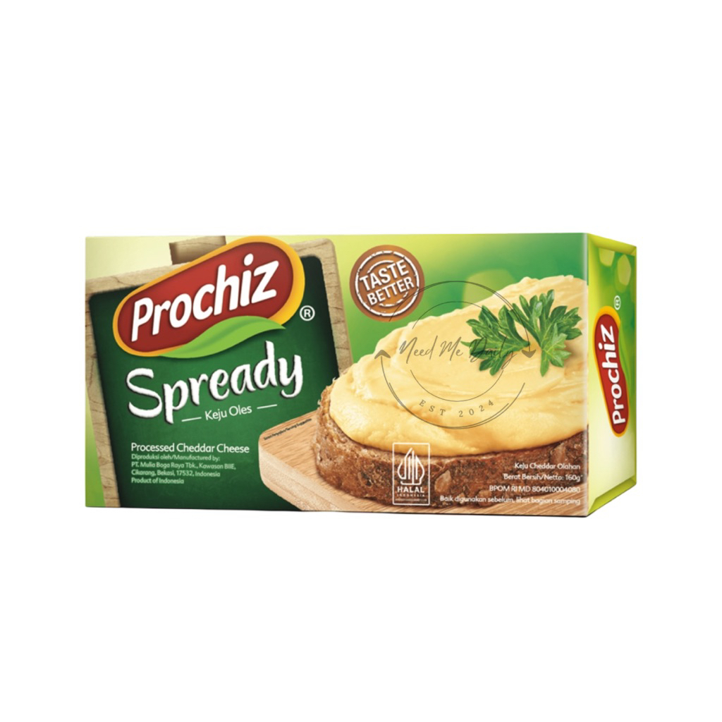 

Prochiz Spready 160gr | Prochiz Keju Oles | Prochiz Cheddar Oles