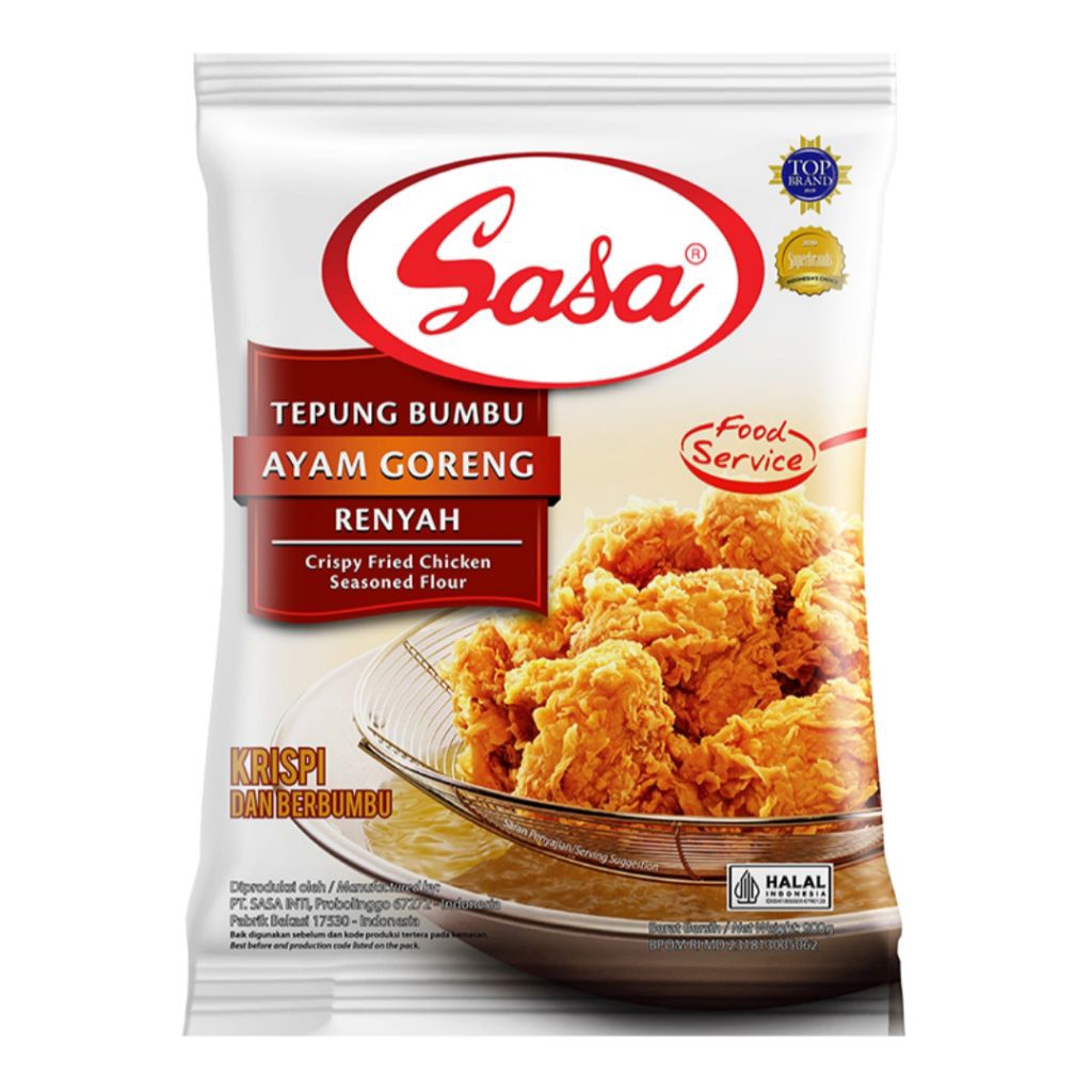 

Sasa Tepung Bumbu Ayam Goreng Renyah 900g