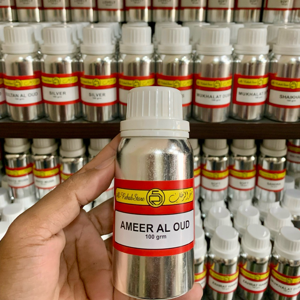 Ameer Al Oud Alrehab Bibit Murni 100Ml Parfum Arabian Original Segel Al Rehab 100.Ml Bibit Parfume