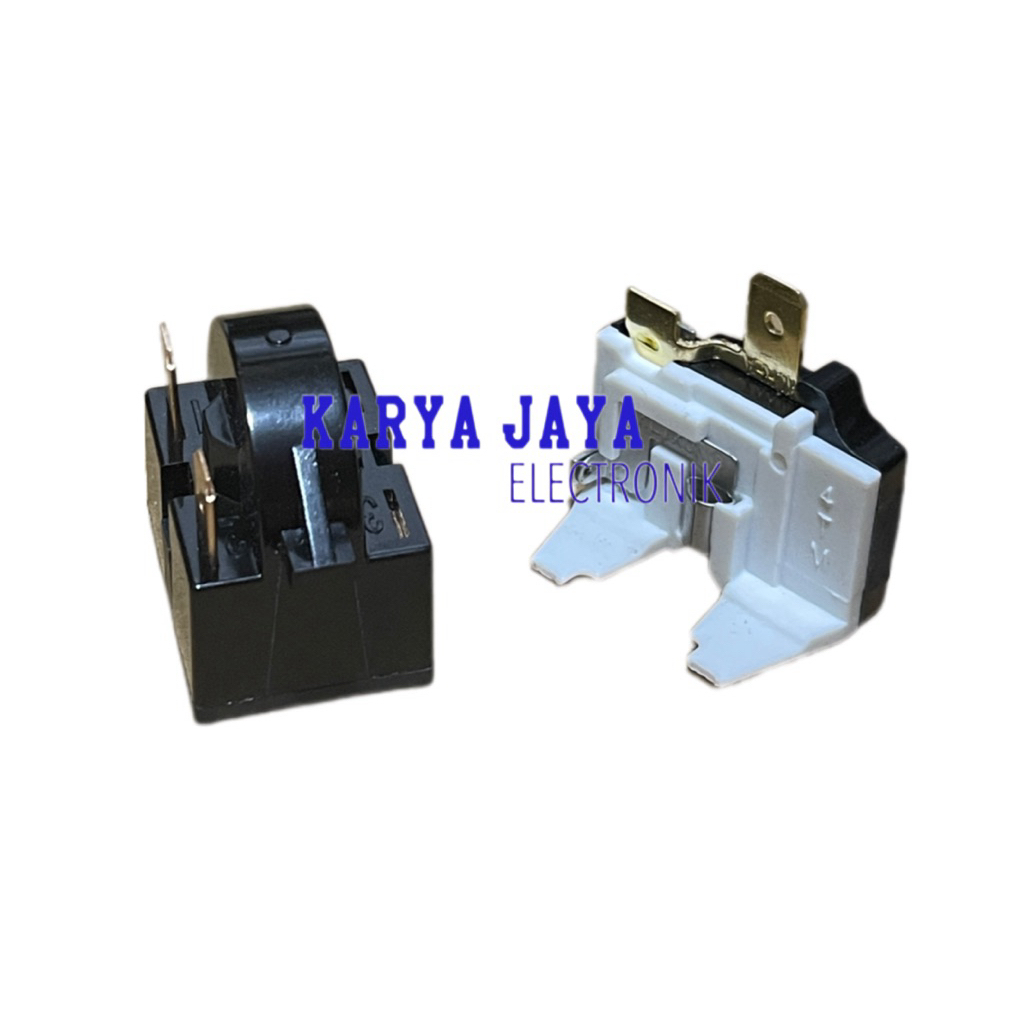 Ay00 Relay 2 Pin Kanan + Overload Kulkas LG 1 Pintu / Overload Kulkas LG
