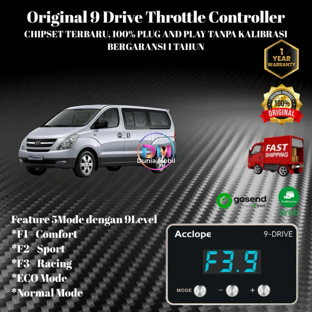 9 Drive Throttle Controller Hyundai H1 Piggyback Remap ECU 9DRIVE ORIGINAL