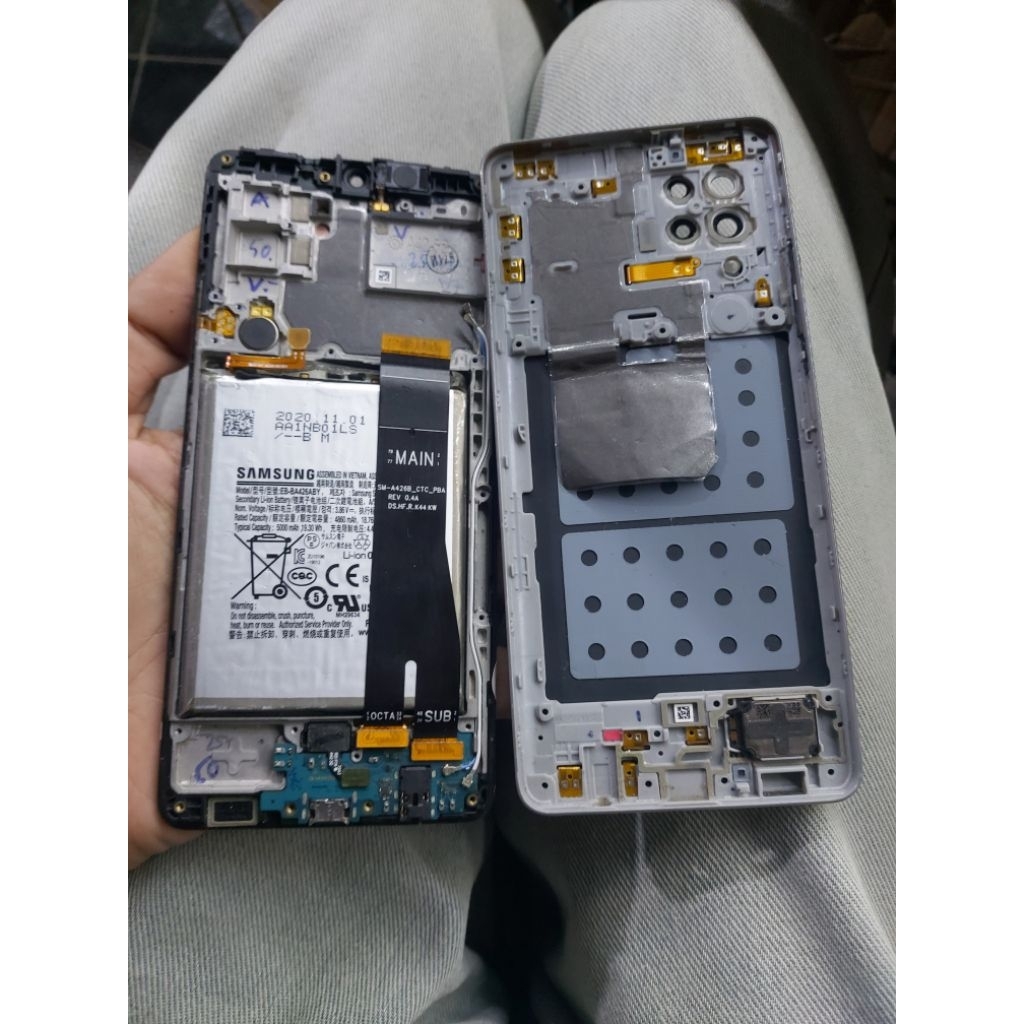 Lcd original cabutan samsung A42 5g