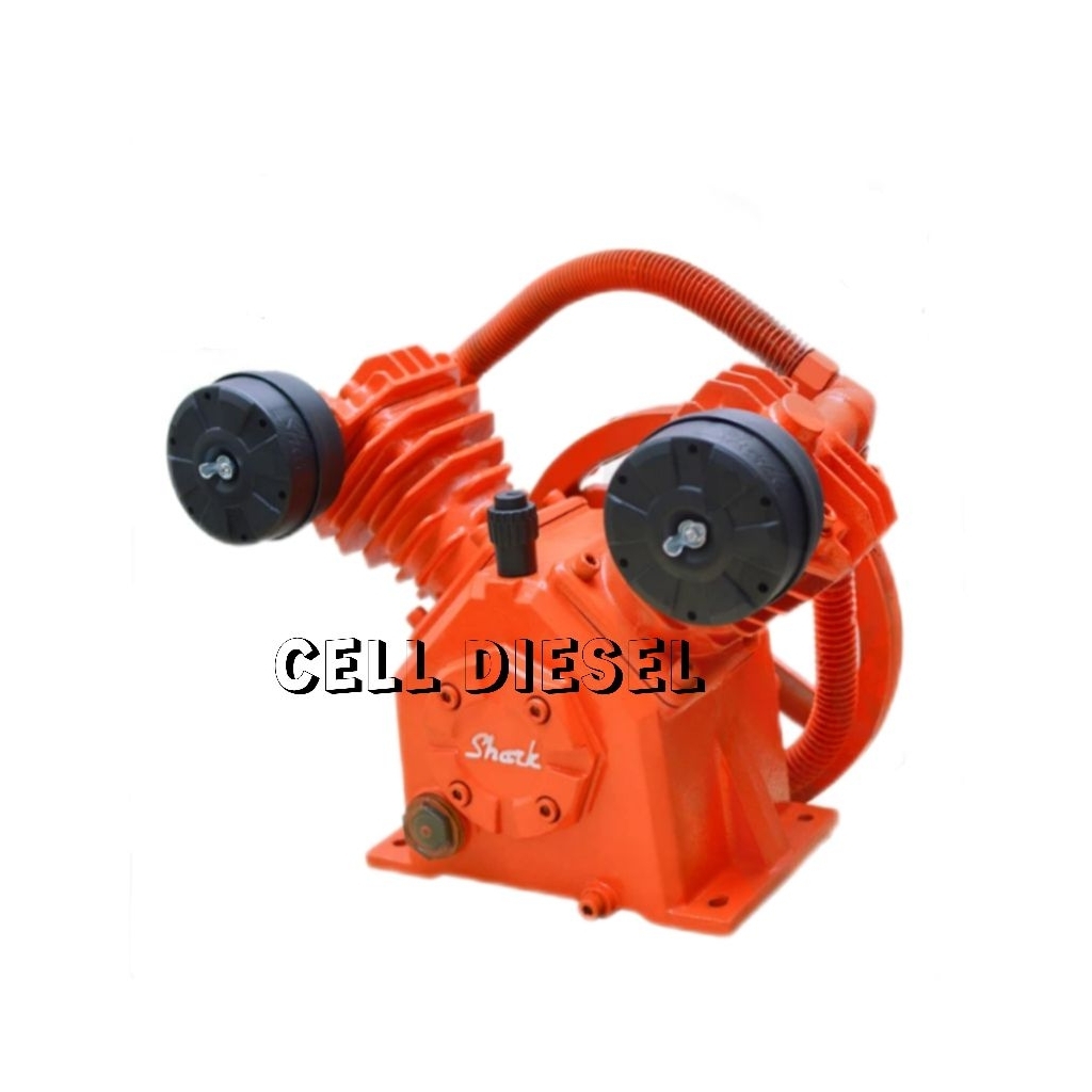 Kepala Kompresor 1 HP Shark Bare Kompresor Shark