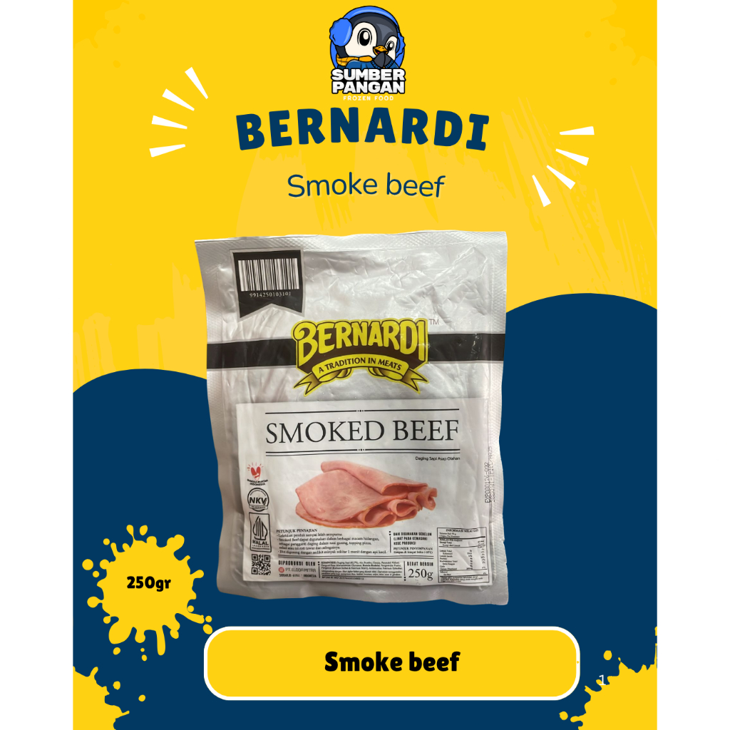 

Bernardi Smoked Beef Slice 250gr