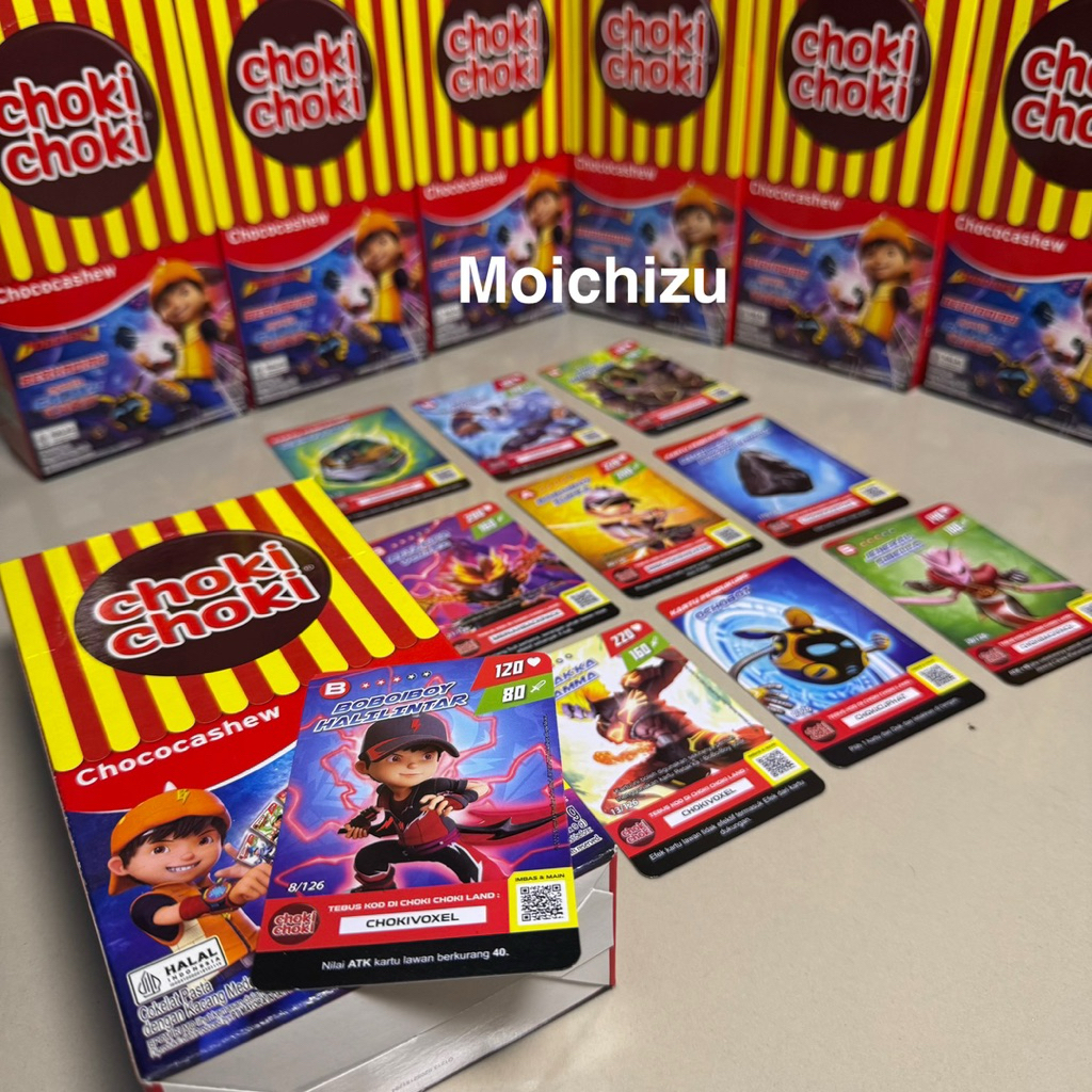 

GROSIR CHOKI CHOKI BOBOIBOY X MONSTA GALAXY CARD INDONESIA 2025