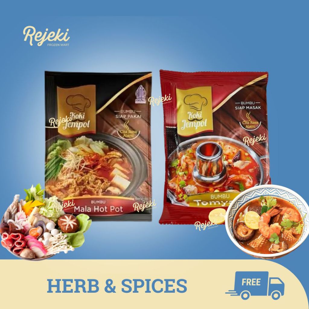 

Koki Jempol Bumbu Hotpot Steamboat Mala & Tomyum - Rejeki Frozen