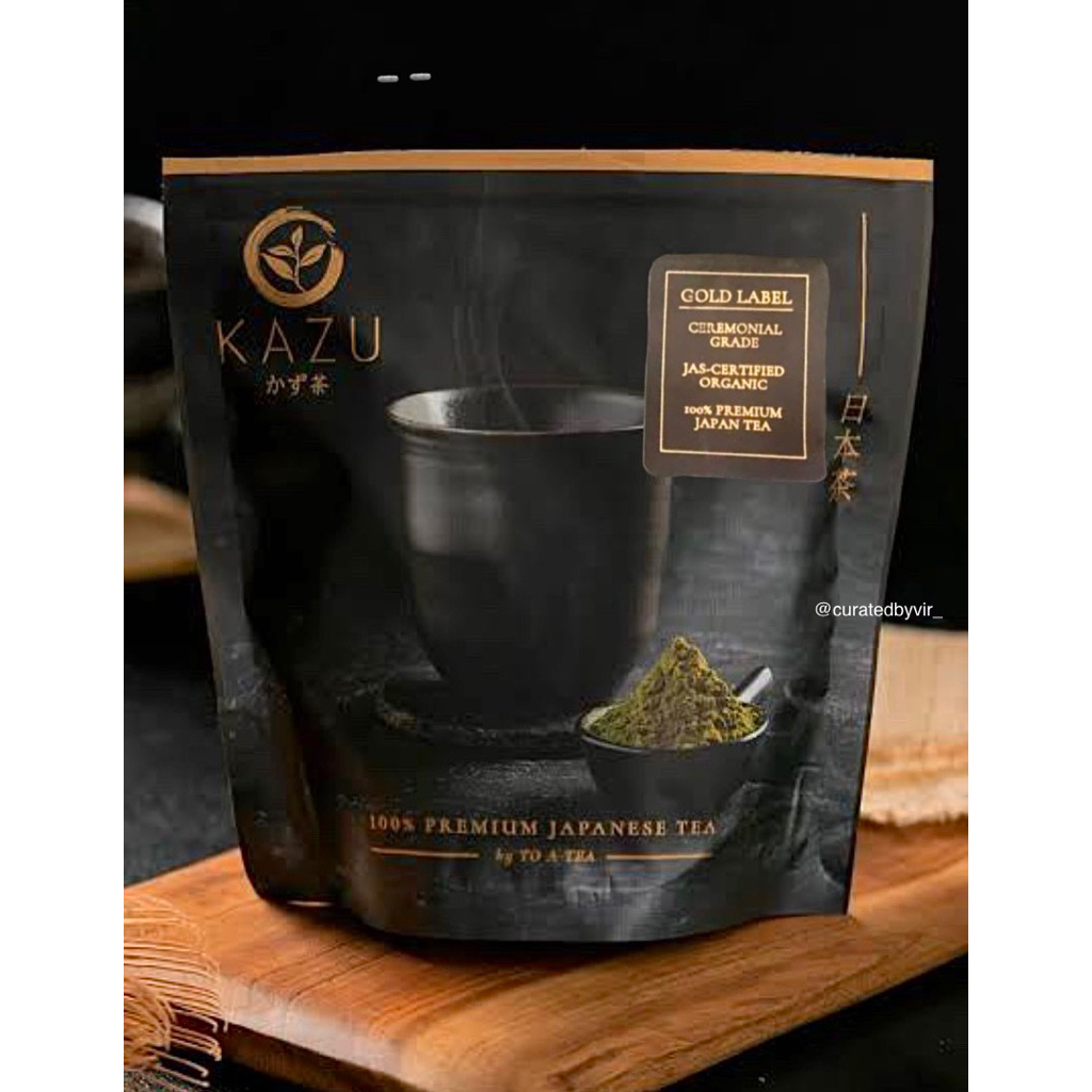 

[READY & BISA GOSEND] KAZU Matcha - GOLD LABEL CEREMONIAL Matcha Powder