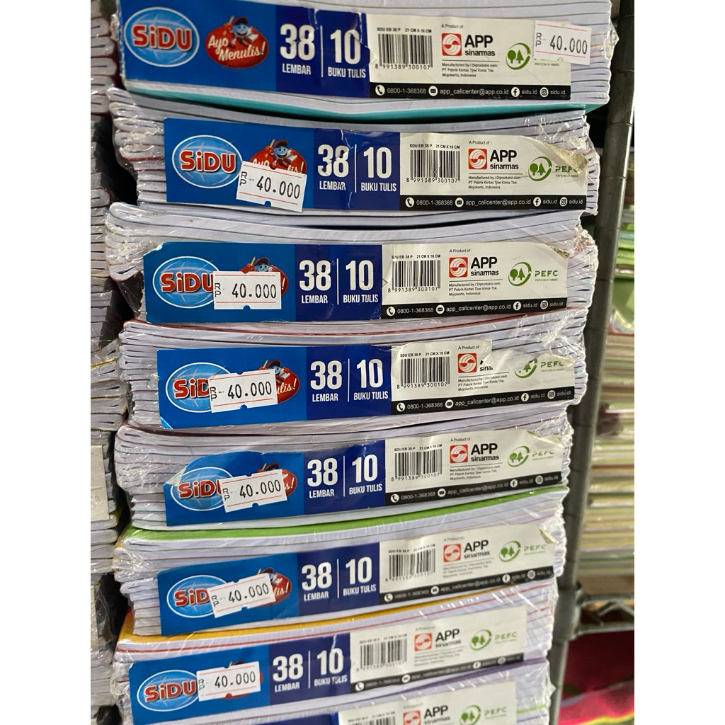 

Buku sidu 38 isi 10 pcs