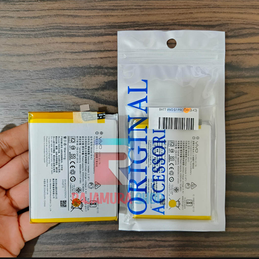 BATERAI VIVO S1 PRO B-K3 BATRAI VIVO S1 PRO BATRE VIVO S1 PRO