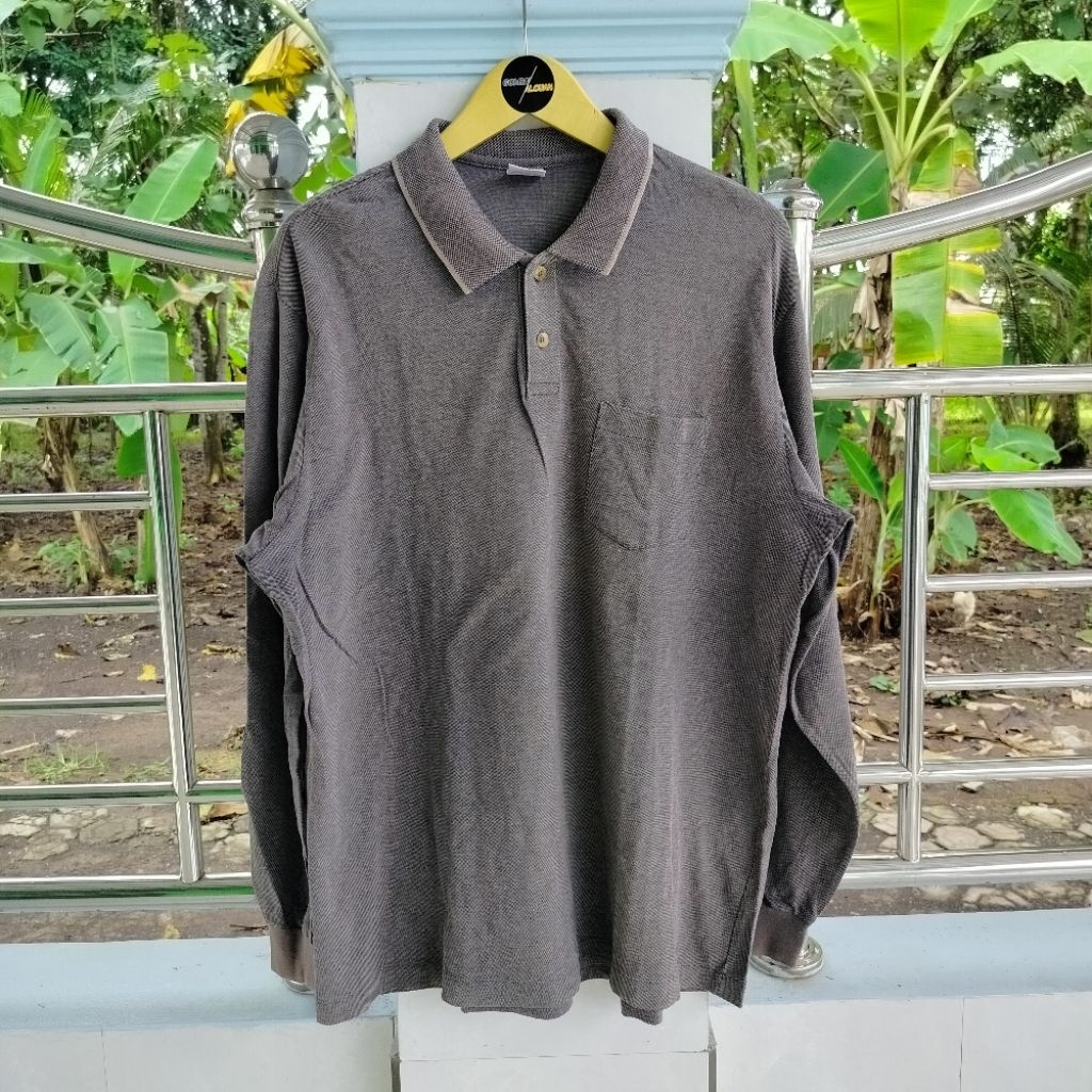 Long Sleeve / Polo Shirt / Rugby Shirt / Vintage / Second