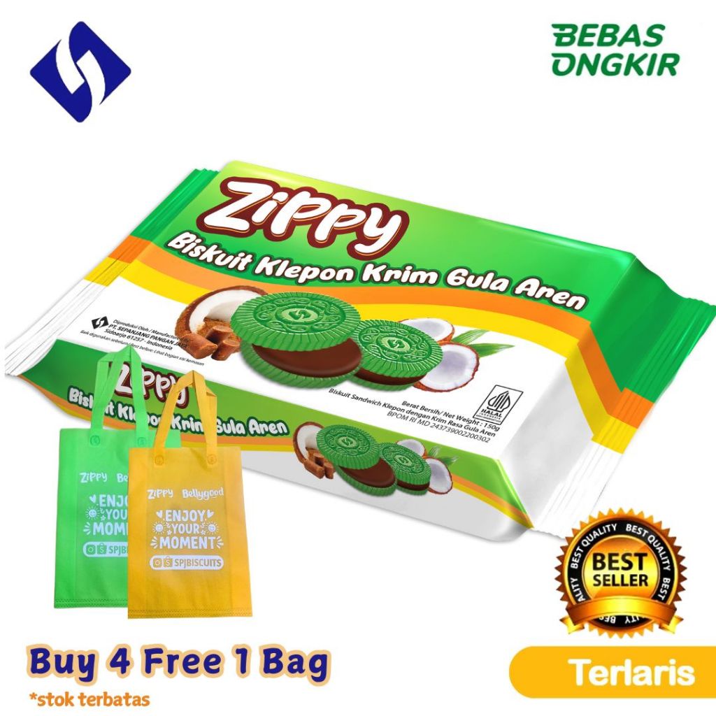 

Zippy Biskuit Klepon Rasa Gula Aren 150 Gr