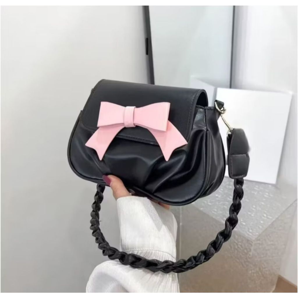 Tas Selempang kulit Wanita sling bag kulit wanita tas kulit wanita kekinian pita longchamp bag