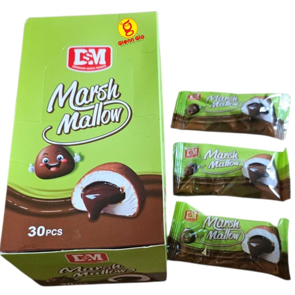 

Marshmallow Coklat DSM box isi 30 Pcs