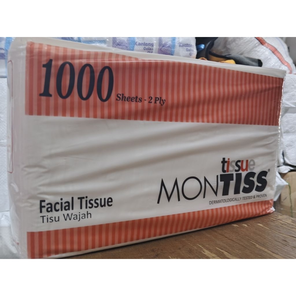 Facial tissue Montis 1000 sheet