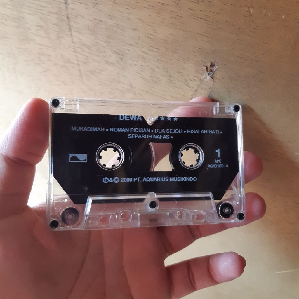 Kaset Pita Dewa Dewa19 Dewa 19 Bintang Lima hanya kaset