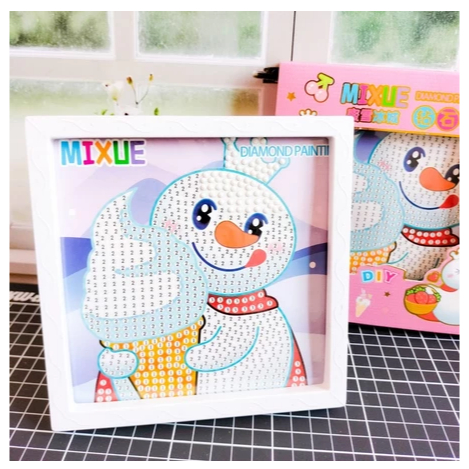 

7S DIY Stiker MIXUE Manik Diamond Manik Glitter Motif Kartun Cewek Lucu