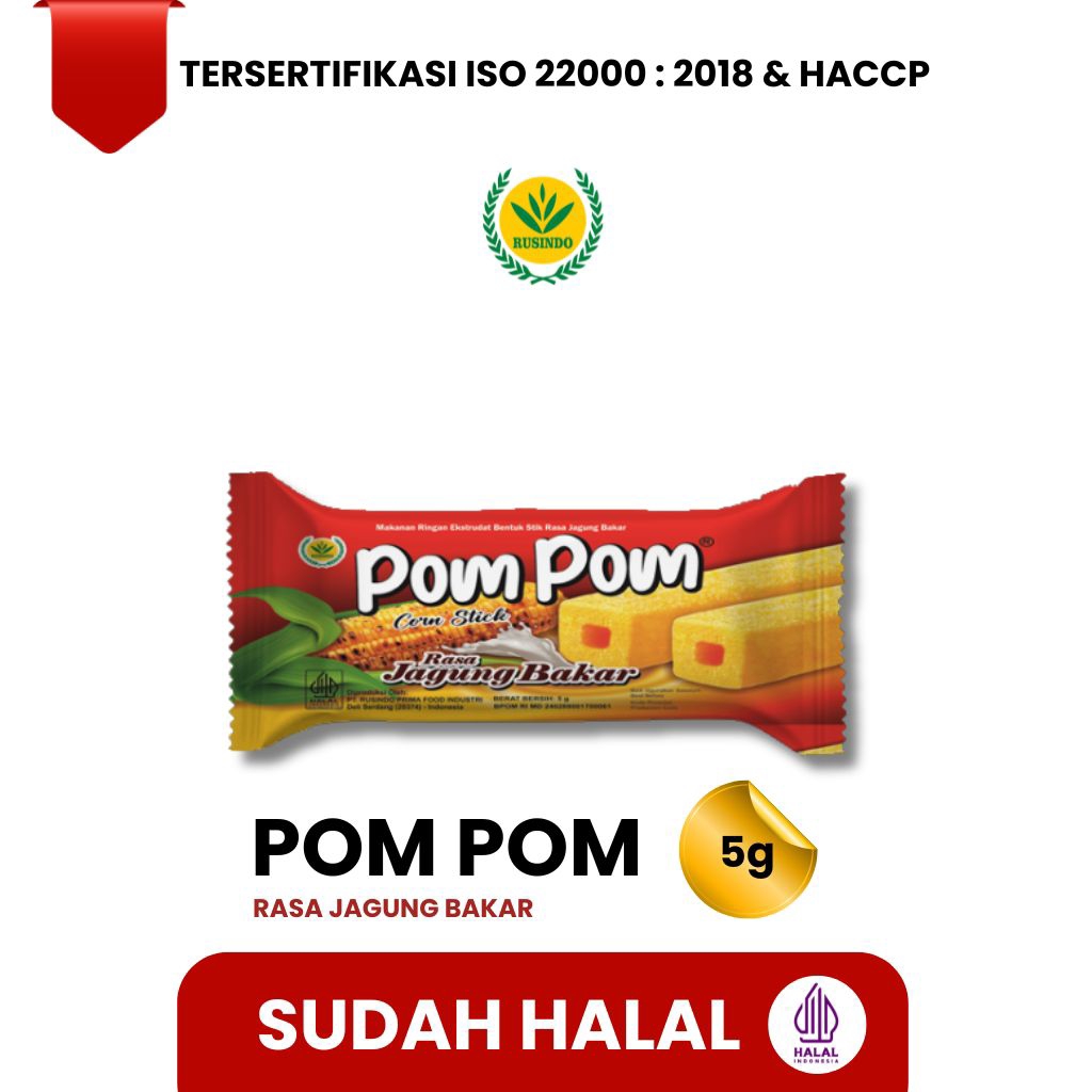 

POMPOM CORN STICK JAGUNG BAKAR (1 PACK ISI 20 PCS)