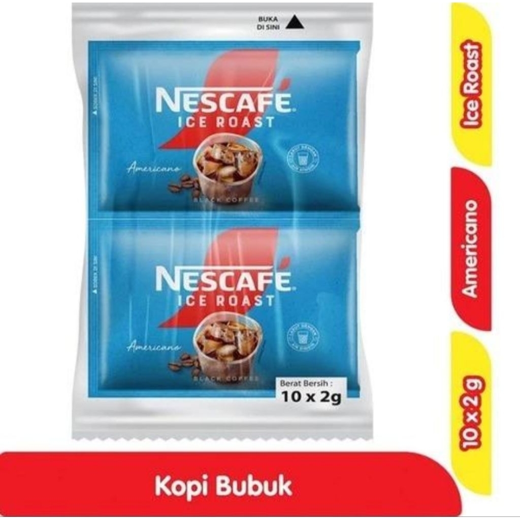 

Termurah Nestle NESCAFE Ice Roast Americano Kopi Hitam Instant (10x2g)