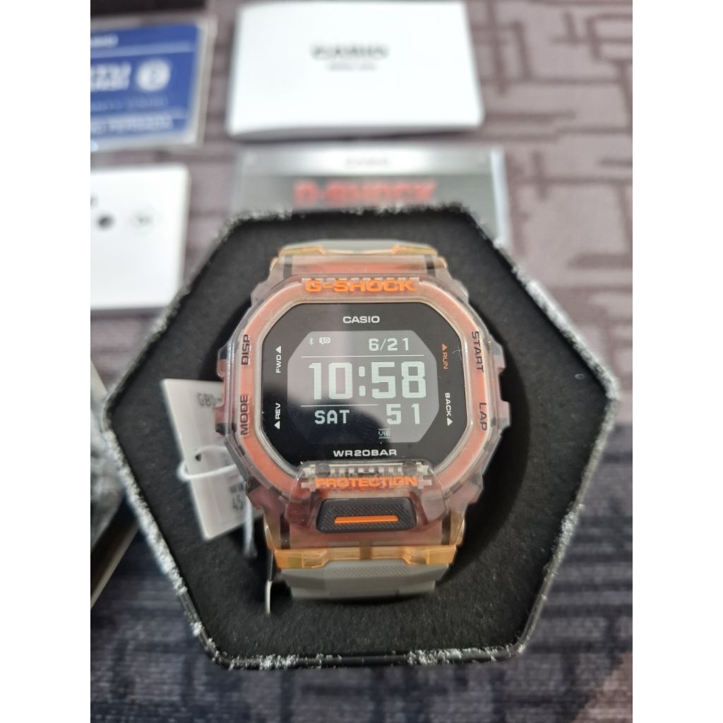 G Shock GBD 200 SM 1A5DR Second / Bekas Original PT. GAP