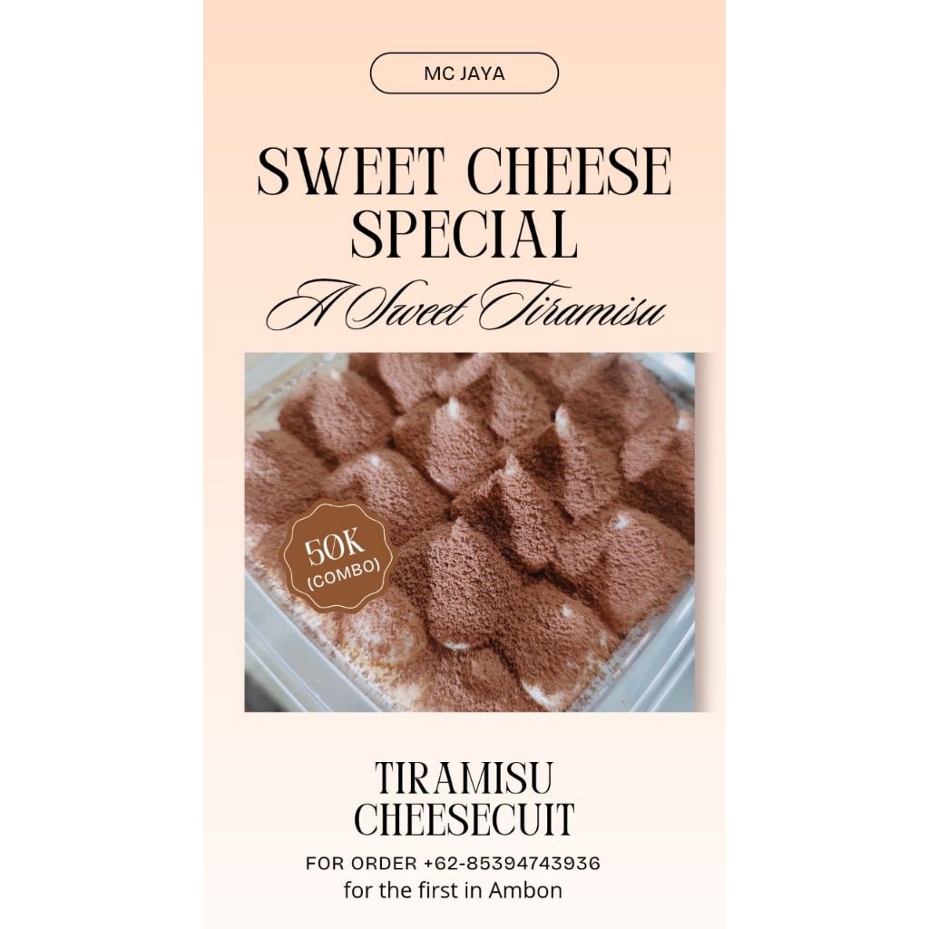 

MC Jaya Cheesecuit Tiramisu