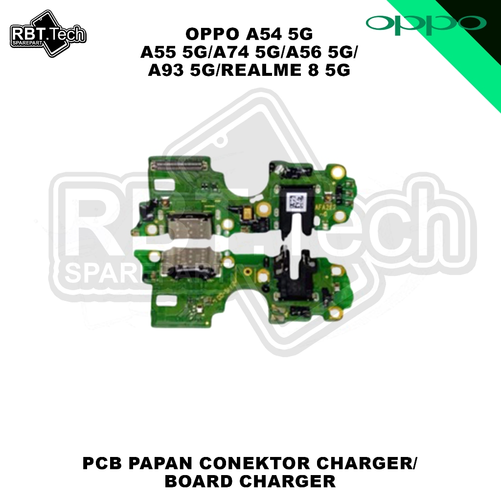 PCB Charger OPPO A54 5G/ A55 5G/ A74 5G/ A56 5G/ A93 5G / REALME 8 5G - Flexible Cas OEM - Sparepart
