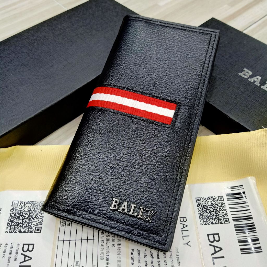 Dompet Panjang Bally 1199C black Dompet lipat panjang