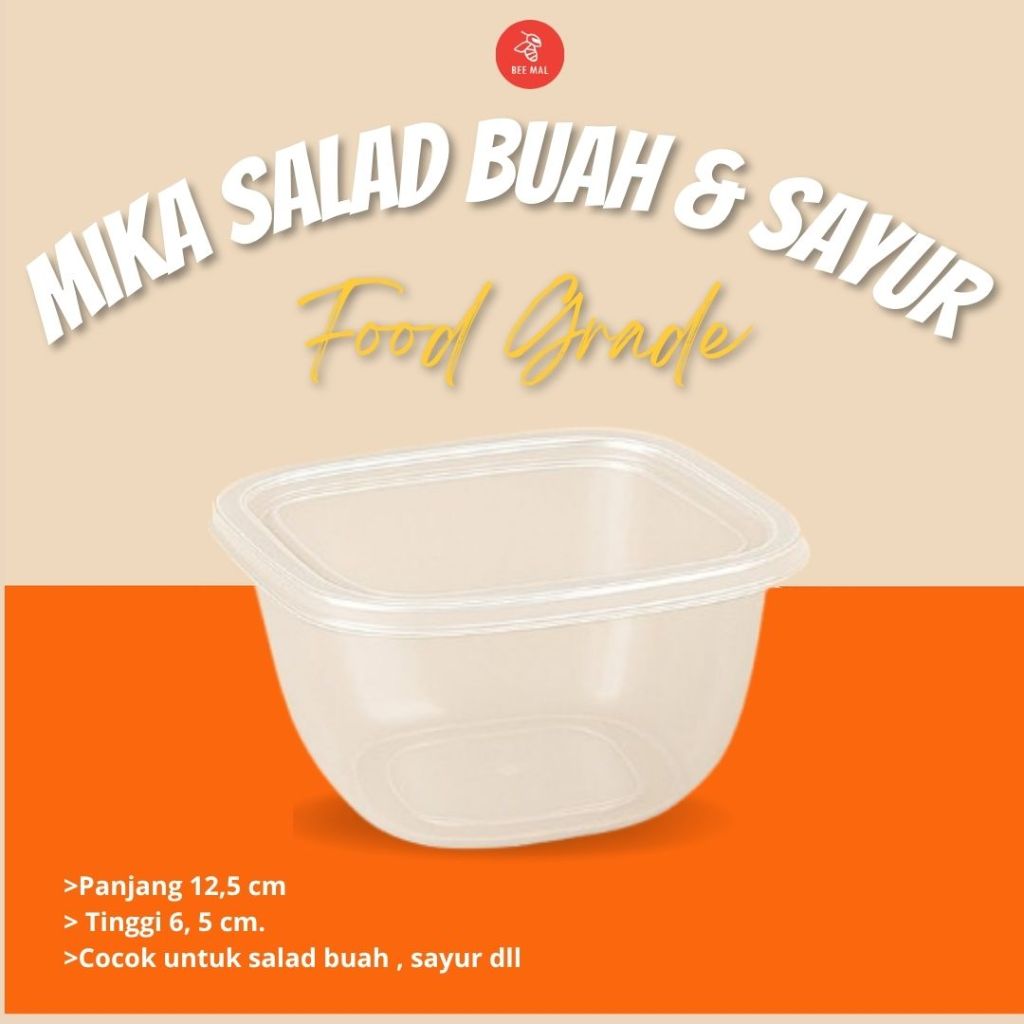 Mika Salad Buah Mika Salad Sayur Plastik Food Grade