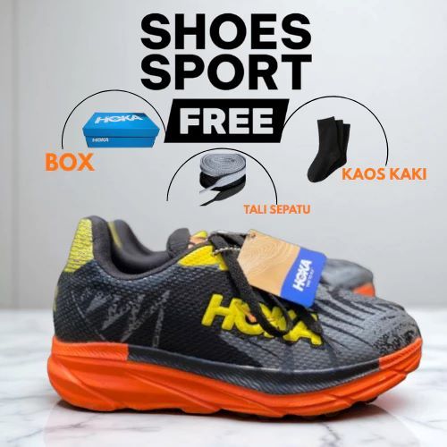 Sepatu Lari Pria Wanita Running Shoes Trail Running Sport Sneakers Hoka