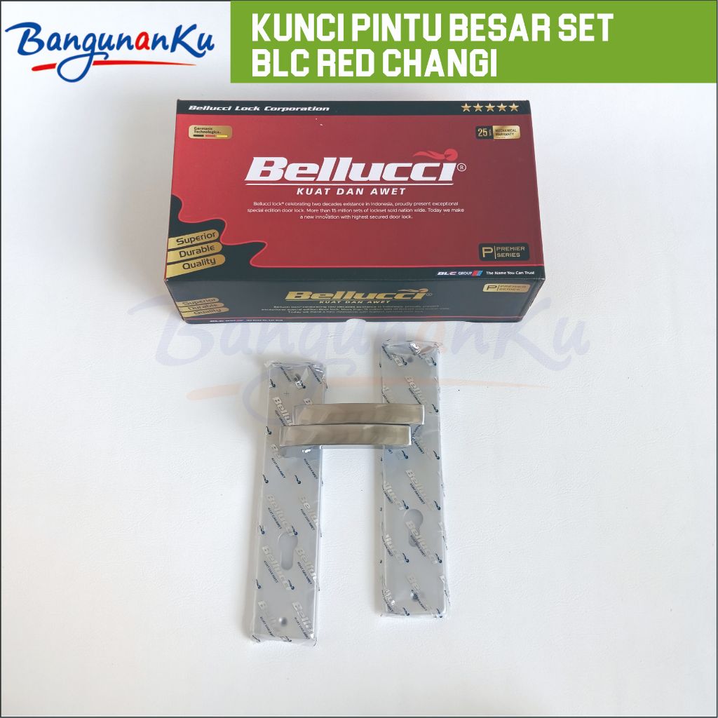 KUNCI PINTU BESAR SET BLC RED CHANGI / KUNCI PINTU SET/DOORLOCK