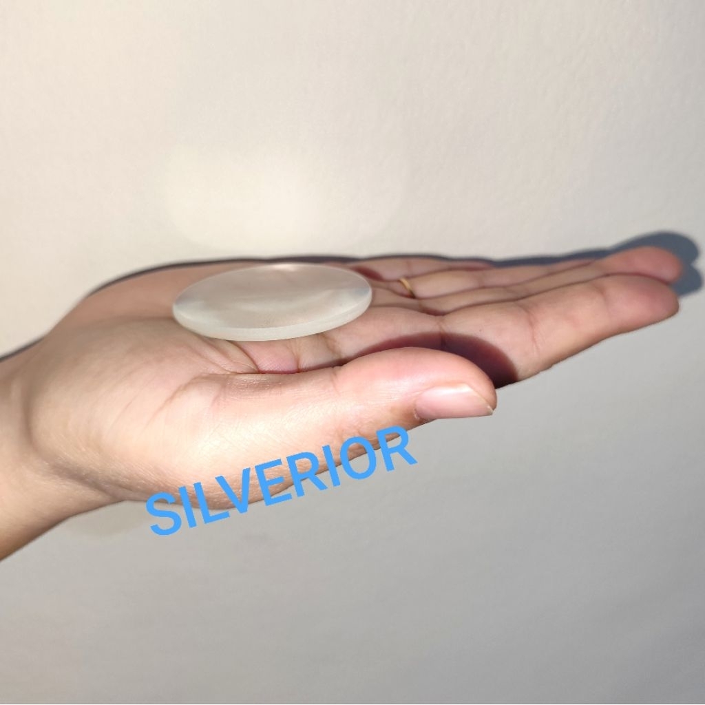 Kaca pembesar lensa cembung diameter 50mm tebal 7mm