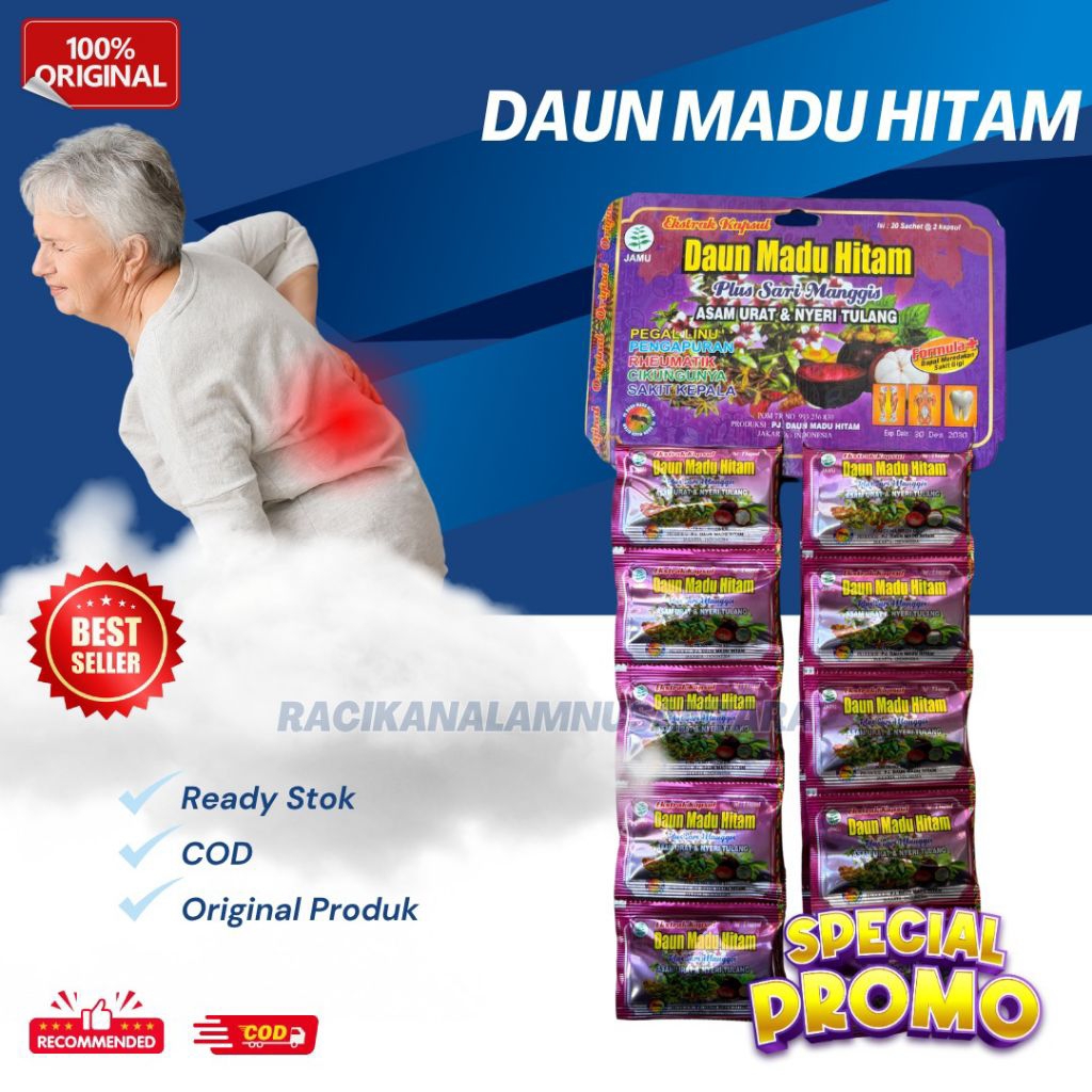 

DAUN MADU HITAM (KEMASAN UNGU) KAPSUL ORIGINAL 100% ASLI