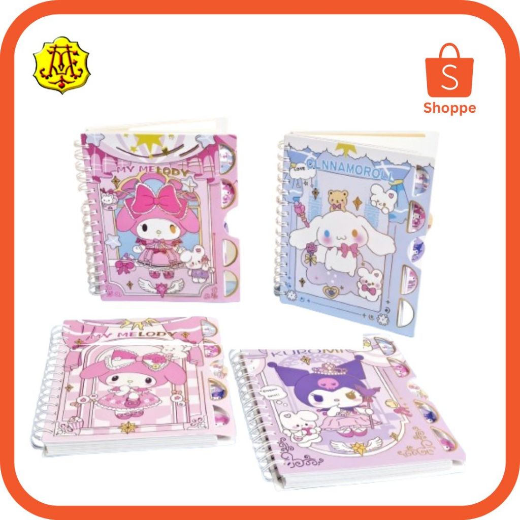 

NOTE BOOK SPIRAL A5 2569-7 CINNAMOROLL / NOTEBOOK LUCU UNIK