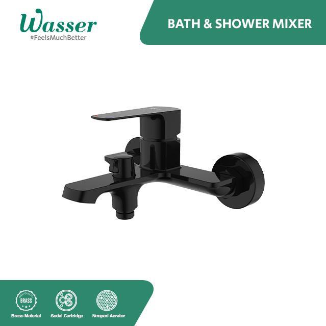 Kran Mixer Wasser Bath & Shower Mixer MBT-V2670 - black