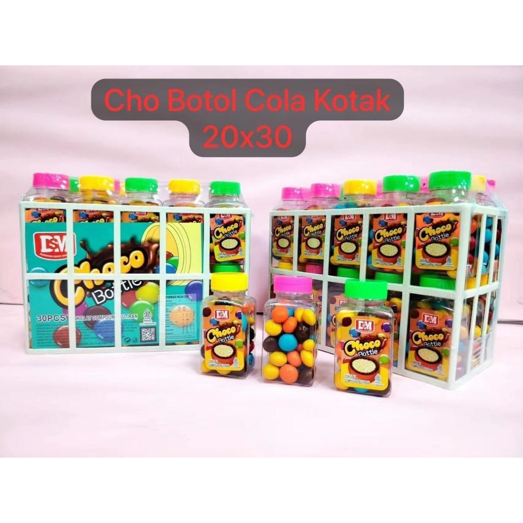 

permen cho botol cola kemasan baru Dsm 30 pcs