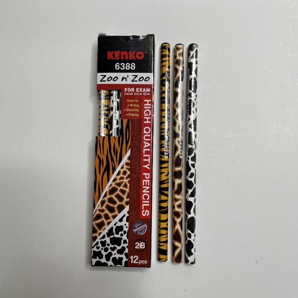 

pensil kenko 2B 6388 zoo n zoo satuan
