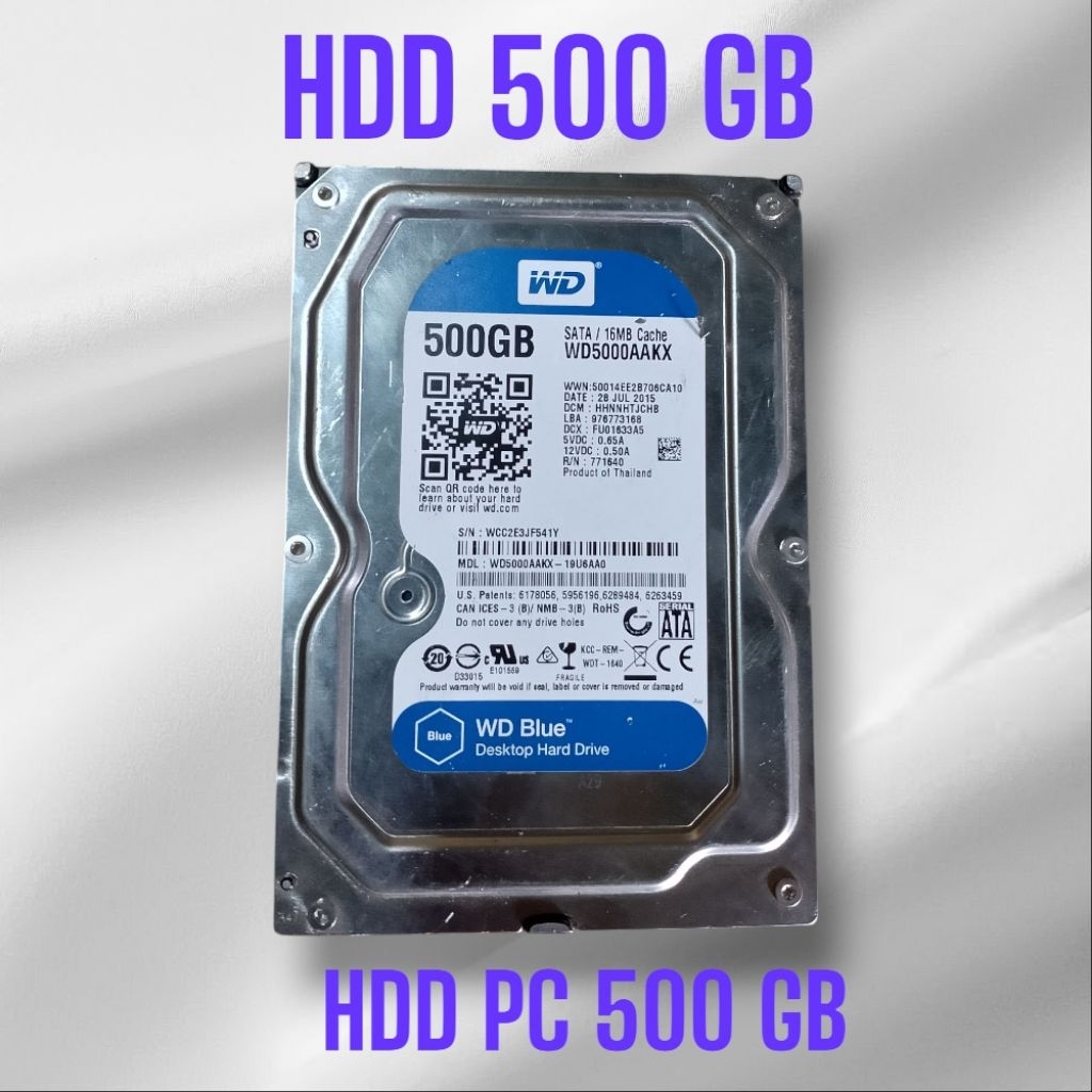 HDD PC 500 GB 100% Harddisk komputer 500 GB 100% All merk