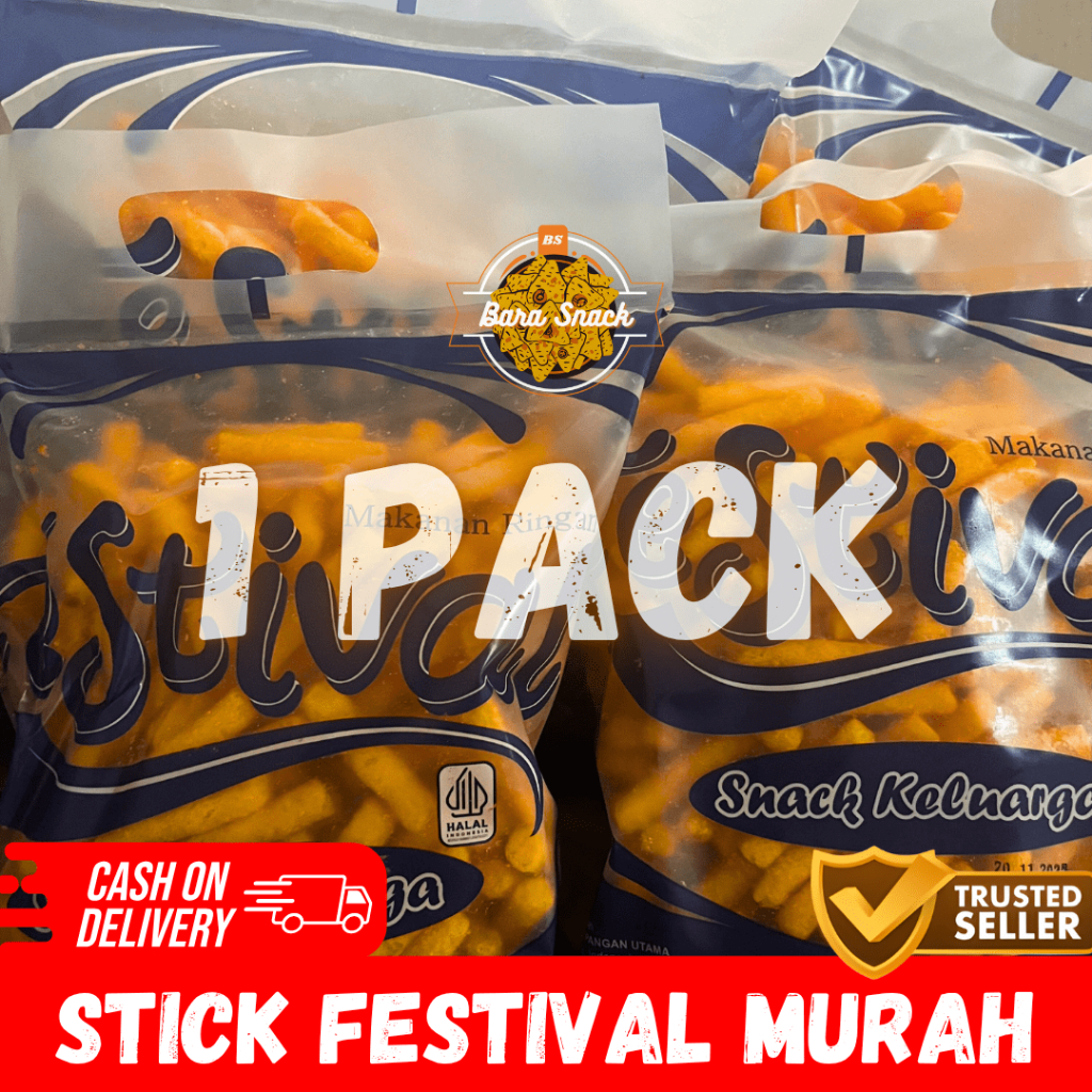 

[PROMO] Festival Snack Keluarga Stick Rasa Balado & Cocopandan 200gr Termurah