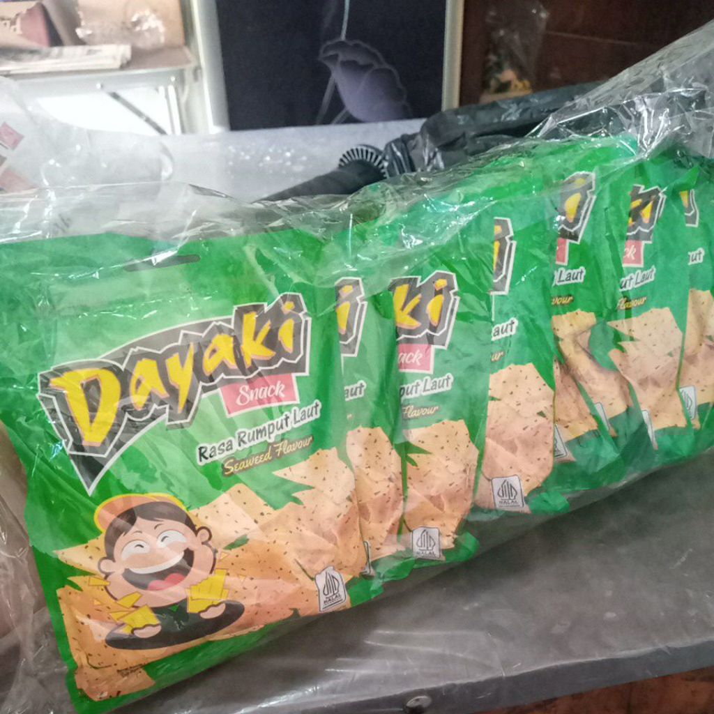 

Dayaki Snack rasa rumput laut Ed 10/25